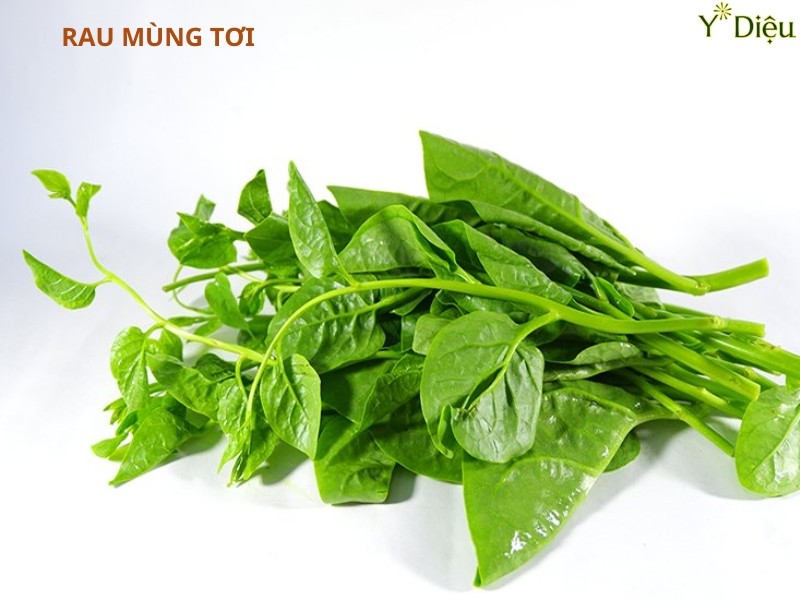 Mồng tơi hỗ trợ bôi trơn đường ruột giúp nhuận tràng.